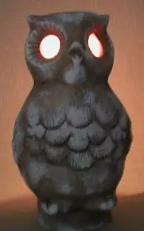 Bytová keramika svícen Sova - obal