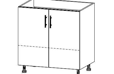 Skříňka do kuchyně s místem pro dřez - OSD160201