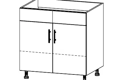 Skříňka do kuchyně s místem pro dřez - OSD160203