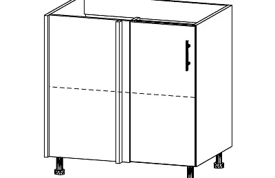 Skříňka pro dřez s bočním otvíráním - OSR130601