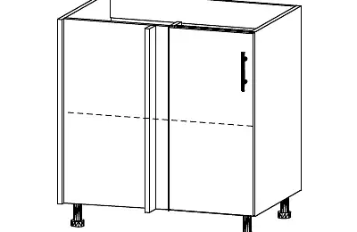 Skříňka pro dřez s bočním otvíráním - OSR130651