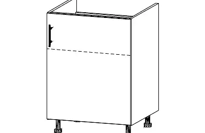 Skříňky pro varnou desku s bočním otvíráním - OSVD160101