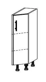 Spodní skříňka rohová z 18 mm laminované dřevotřísky