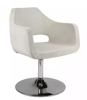 Otočné čalouněné křesílko s různými podstavci Tara