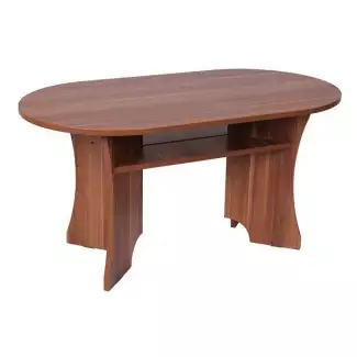 Oválný konferenční stůl s nažehlovacími hranami 726