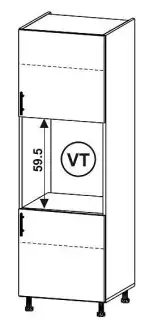 Potravinová skříň  z laminované dřevotřísky a dlouhou životností