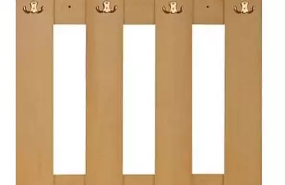 Panel do předsíně 110 – 4× háček a 1× police