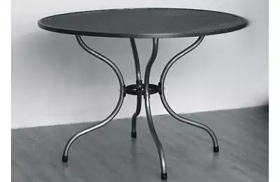 Pevný kulatý kovový stůl průměr 90 cm Vašek