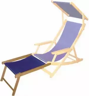 Snadno uložitelná podnožka pro lehátko Sára - látková