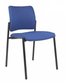 Konferenční židle bez područek s čalouněným sedákem a opěrákem Robin