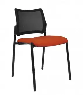 Konferenční židle bez područek se síťovaným opěrákem Robin