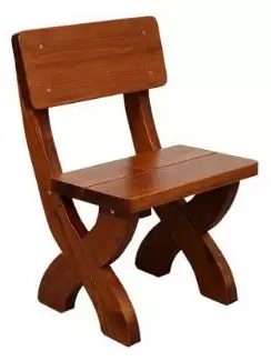 Pohodlná pevná židle 04 - dubový masiv