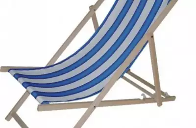 Pohodlné reklamní rozkládací plážové lehátko bez područky s vyměnitelným potahem