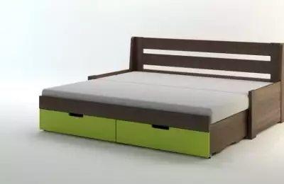 Pohovka - postel Mona B + kvalitní matrace na každodenní spaní AKCE