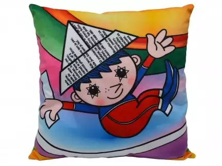 Měkoučký polštářek Večerníček duha