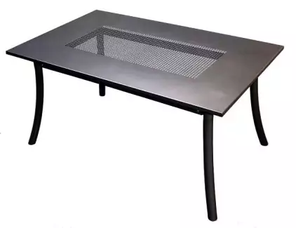 Praktický kovový stůl 145 x 90 cm Kuba