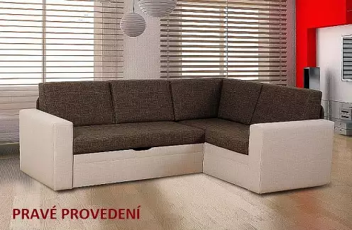 Rozkládací sedací souprava s vyšším sedem 48 cm Frank