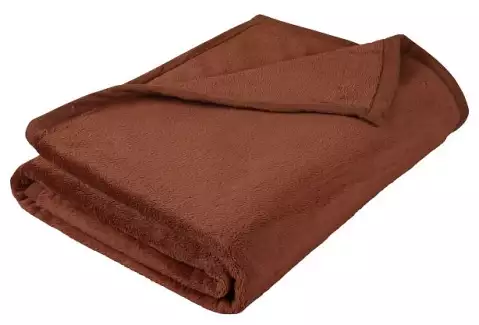 Velmi příjemná a hřejivá přikrývka Micro hnědá