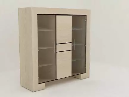 Prosklená komoda Eva 3