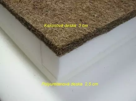 Zdravotní pružinová matrace s kokosovou deskou (3 cm) Josef