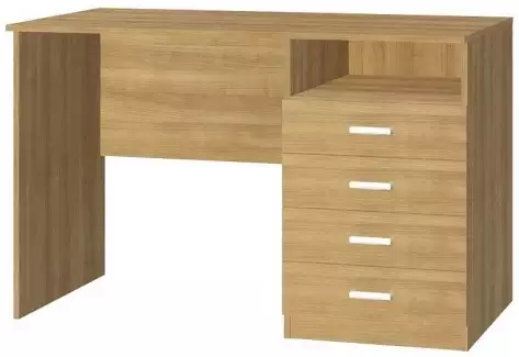 Psací stůl Z10 – čtyři zásuvky pravé nebo levé provedení