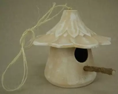 Ozdobná bytová keramika Ptačí budka