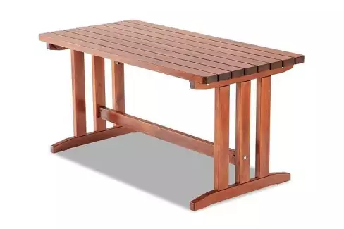 Robustní zahradní stůl mořený SILVANA