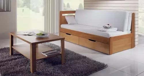 Multifunkční rozkládací postel pro hosty Marek