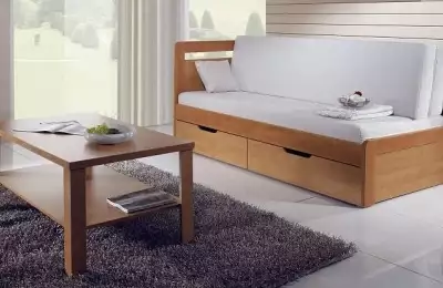 Multifunkční rozkládací postel pro hosty Marek