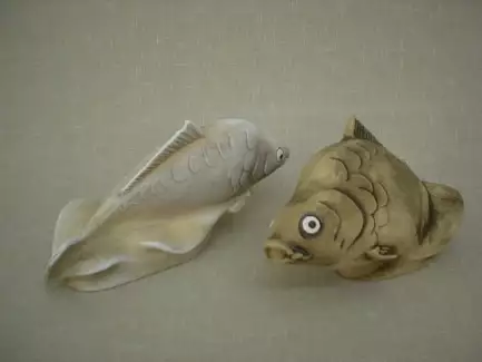 Keramická ryba kapr 26x10x13