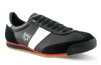 Sálová obuv pro nohejbal botas CLASSIC Premium černo-bílá