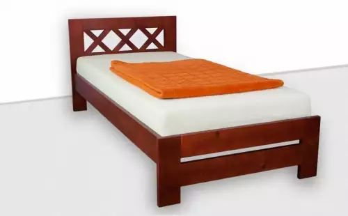 Jednolůžko z masivu SAMUEL