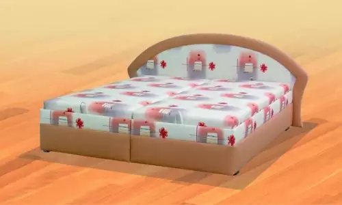 Manželská čalouněná postel IGOR