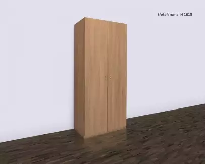 Jednoduchá šatní skříň šíře 80 nebo 100 cm a výšky 210 cm Kristýna