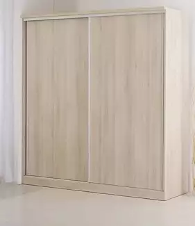 Šatník KL10 široký 150 cm s posuvnými dveřmi