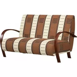 Pohodlný dvojsed, dvoukřeslo 150 x 90 cm v retrostylu Šimon