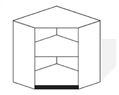 Skříň nízká rohová v různých rozměrech Rio