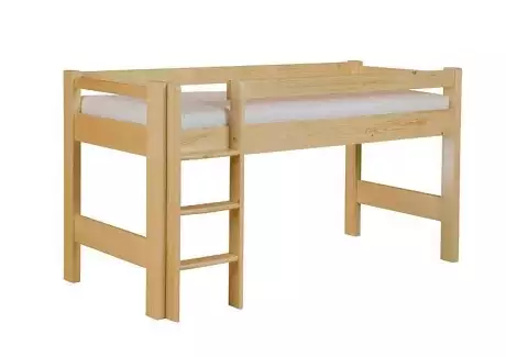 Patrová postel ze smrkového masivu – zvýšená palanda Florida