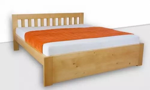 Masivní dvoulůžko ze smrku SONJA