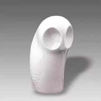 Kvalitní ozdobná porcelánová figura široká 4 cm Sovička