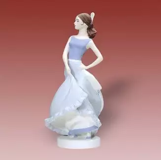 Unikátní figura z porcelánu Španělská tanečnice