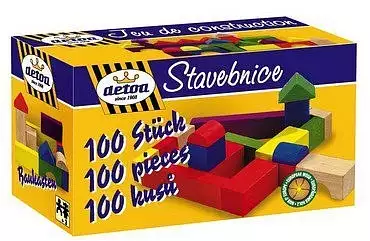 Barevná stavebnice 20 mm 100 ks, set 5ks