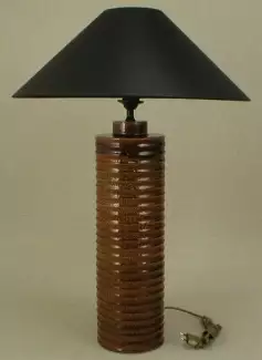 Černá stolní lampa - Simona velká 