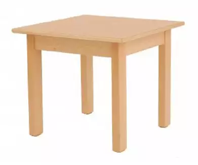 Stůl dřevěný čtverec, různé výšky Denis