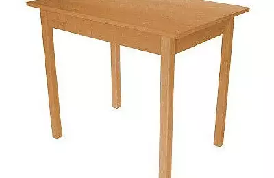 Stůl z dřevěného masivu v rozměru 120x80 cm René I