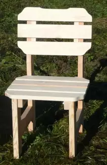 Stylová masivní židle na chalupu MANKA