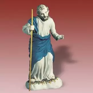 Ručně vyráběná figura vysoká 15,5 cm Svatý Josef