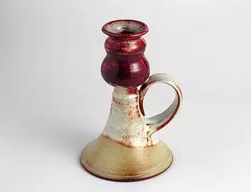 Kvalitní svícen vyšší II na tenkou svíčku