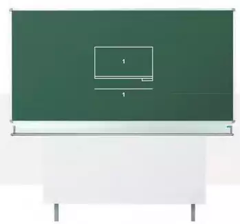 Tabule školní posuvný stojan 005