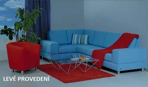 Moderní sedací souprava s pohodlnými polštáři s vyměnitelným potahem Tibor